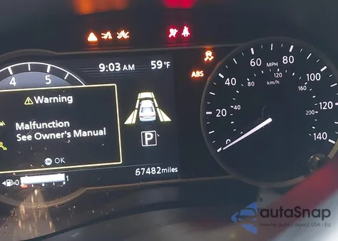 2021 Nissan Versa Sv Xtronic Cvt из США, поврежденный, VIN 3N1CN8EV3ML834941